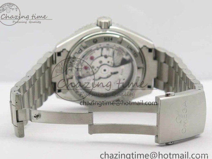 0710 Breathable Planet Ocean Pro Ceramic Bezel 45mm OMF 1:1 Best Edition On SS Bracelet A8500 (Black Balance Wheel) 8140